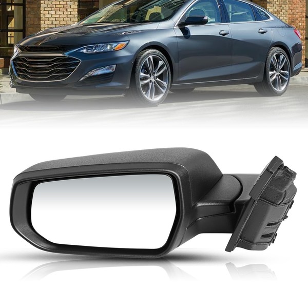 3 Pin Left Driver Side Door Mirror for 2016 2022 Chevy Malibu GM1320538
