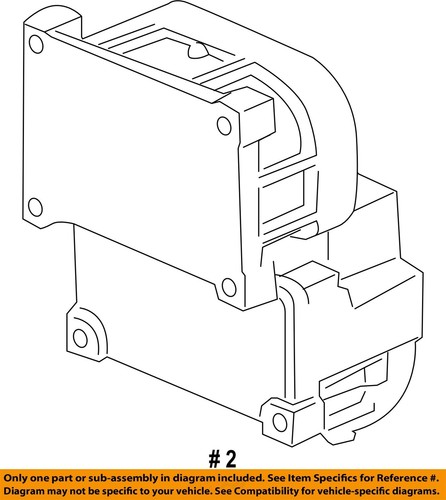 GM OEM Anti-lock Brakes-Control Module 15274844 - Image 2