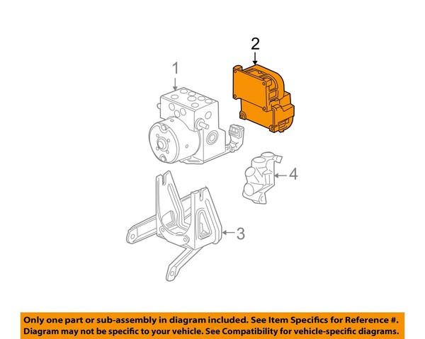 GM OEM Anti-lock Brakes-Control Module 15274844