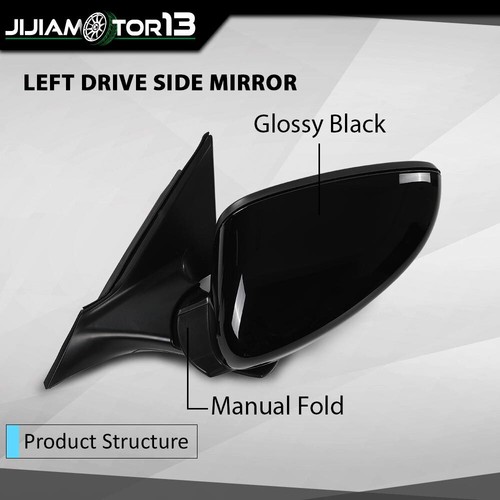 3Pin Manual Fold Driver Side Mirror Fit For Honda Accord 2018 2019 2020-2022 - Image 4