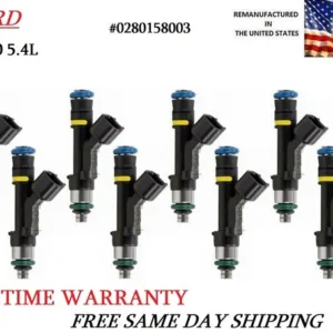 OEM BOSCH Set Of 8 Fuel Injector For 03-04 FORD F-150 Lariat 5.4L V8 #0280158003
