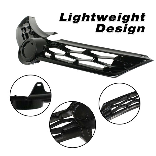 For 2014 2015 2016 Toyota Corolla S Front Upper Lower Bumper Grill Grille 2pcs - Image 4