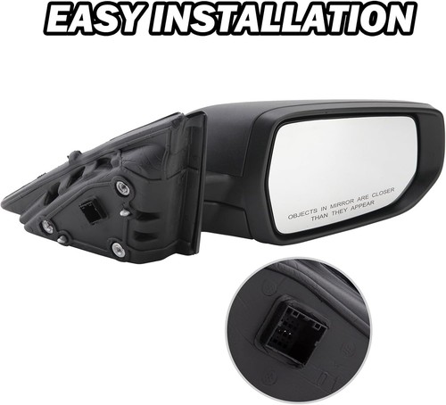 Passenger Side View Mirror for Chevy Malibu 2016 2017 2018 2019 2020 2021 2022 - Image 4