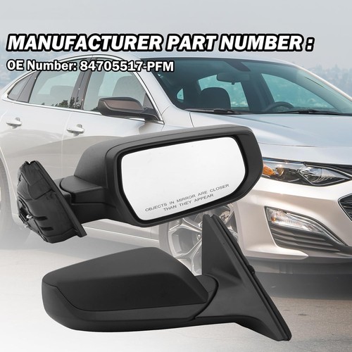 Passenger Side View Mirror for Chevy Malibu 2016 2017 2018 2019 2020 2021 2022 - Image 6