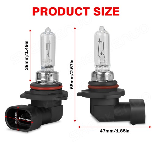 For Toyota Prius 2010-2015 Combo 4X Front Halogen Headlights Bulbs High Low Beam - Image 8