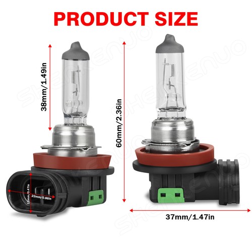 For Toyota Prius 2010-2015 Combo 4X Front Halogen Headlights Bulbs High Low Beam - Image 9