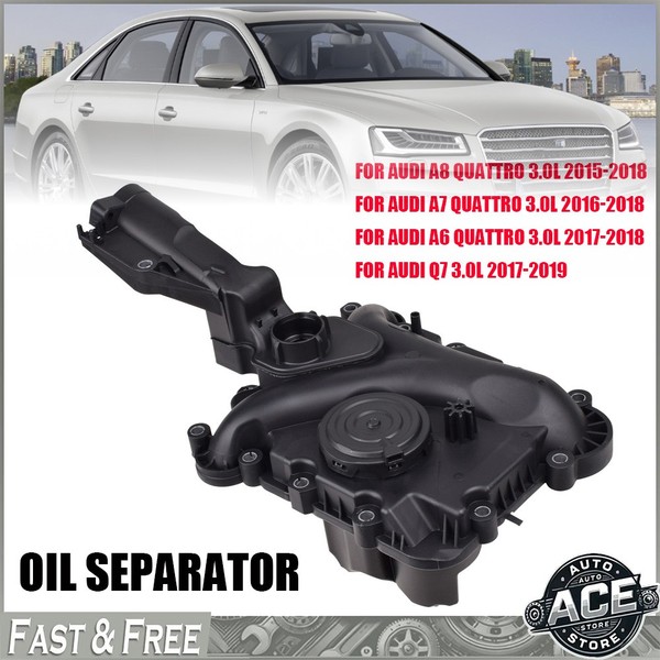 06E103547AF PCV Valve Oil Separator For Audi A6 A7 A8 Quattro 3.0L Q7 2015-2019