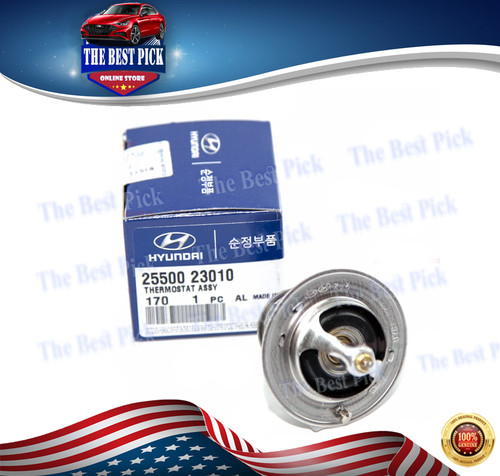 ⭐GENUINE⭐ THERMOSTAT HYUNDAI ACCENT SONATA SANTA FE TUCSON KIA OPTIMA 2550023010 - Image 2