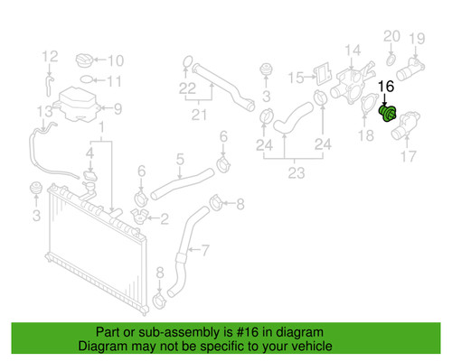 ⭐GENUINE⭐ THERMOSTAT HYUNDAI ACCENT SONATA SANTA FE TUCSON KIA OPTIMA 2550023010 - Image 6