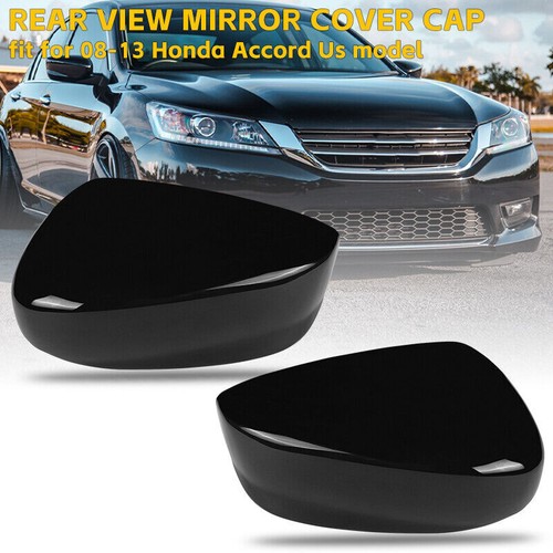 Left & Right Side Mirror Cover Cap For Honda Accord 2008-09 2010 2011 2012 2013 - Image 2