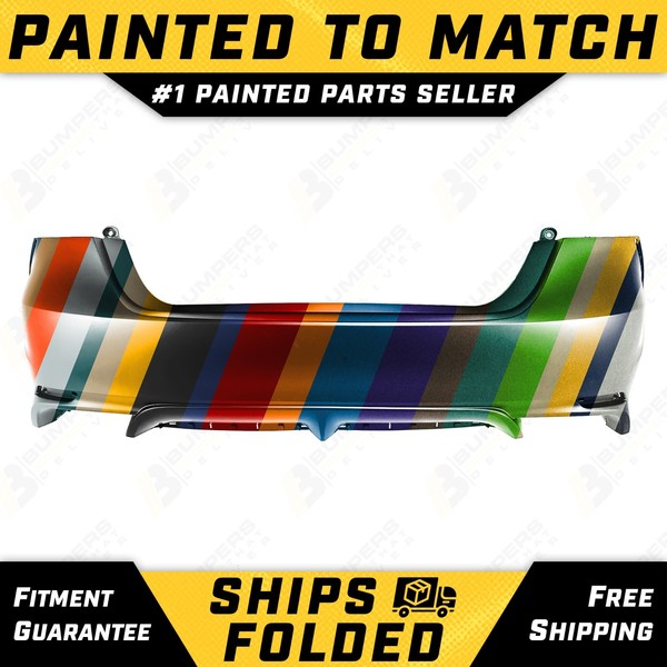 NEW Painted To Match - Rear Bumper Replacement for 2018-2024 Toyota Camry SE XSE