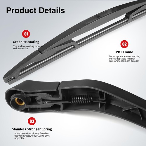 Replacement for 2008-2017 Buick Enclave Rear Windshield Wiper Arm - Image 4