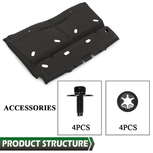 Fit For 2015-2024 Ford F-150 F150 Front Engine Splash Shield Guard Under Cover - Image 7