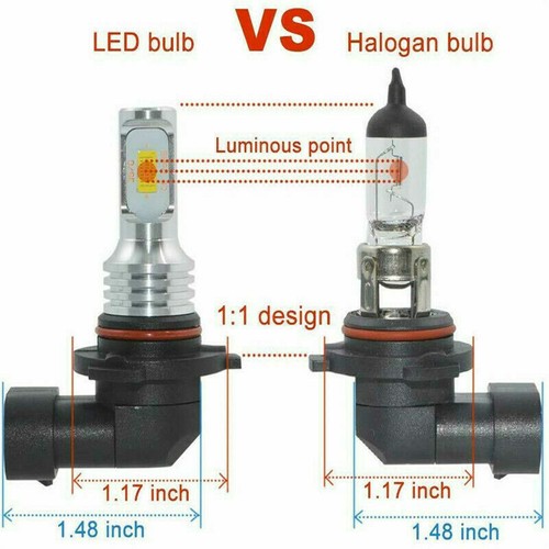 For Toyota Prius 2010-2015 6500K LED Headlight High Low + Fog Light Bulbs Combo - Image 4