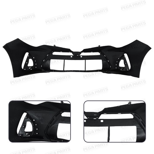 Complete Front Bumper Upper Grille Fog Light Set For 17-19 Toyota Corolla SE XSE - Image 5