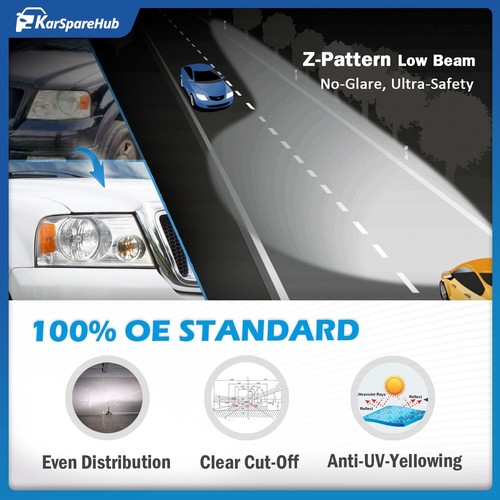 Pair Headlights Assembly For 2004-2008 Ford F-150 F150 Chrome with Bulbs - Image 7