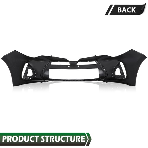 NEW Primered Front Bumper Cover Fascia for 2017-2019 Toyota Corolla Sedan SE XSE - Image 4