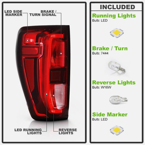 For 2019-2023 GMC Sierra 1500 Factory Halogen Tail Light Brake Lamp Driver Left - Image 6