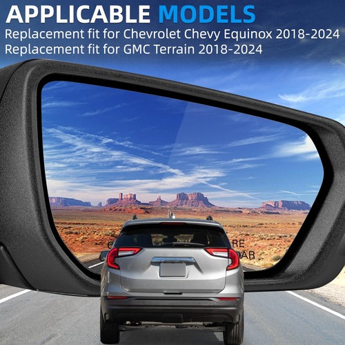 Right Passenger Side Rear View Mirror Replacement for Chevrolet Chevy Equinox... - Image 6