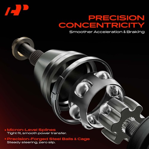Pair Rear CV Axle Shaft Assembly Subaru Forester 2014-2018 2.5L CVT Both Sides - Image 5