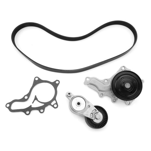 Serpentine Belt Tensioner Water Pump Kit For 2012-2017 Toyota Camry RAV4 2.5L L4 - Image 3