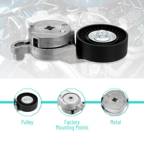 Serpentine Belt Tensioner Water Pump Kit For 2012-2017 Toyota Camry RAV4 2.5L L4 - Image 5