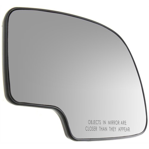 Mirror Glass Power W/Backing Plate Passenger Side for Chevy Silverado GMC Sierra - Image 3