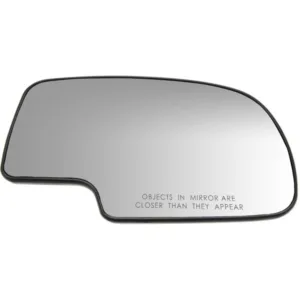 Mirror Glass Power W/Backing Plate Passenger Side for Chevy Silverado GMC Sierra