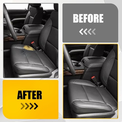 Pair For 2015-2019 GMC Yukon Front Driver & Passenger Bottom Leather Seat 2PCS - Image 8