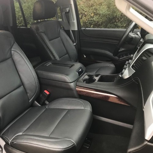 Pair For 2015-2019 GMC Yukon Front Driver & Passenger Bottom Leather Seat 2PCS - Image 10