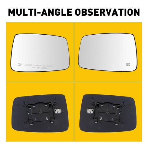 Mirror Glass Power Heated LH RH Pair Set for Dodge Ram 1500 2500 2010-2021 - Image 6