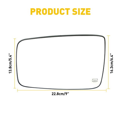 Mirror Glass Power Heated LH RH Pair Set for Dodge Ram 1500 2500 2010-2021 - Image 10
