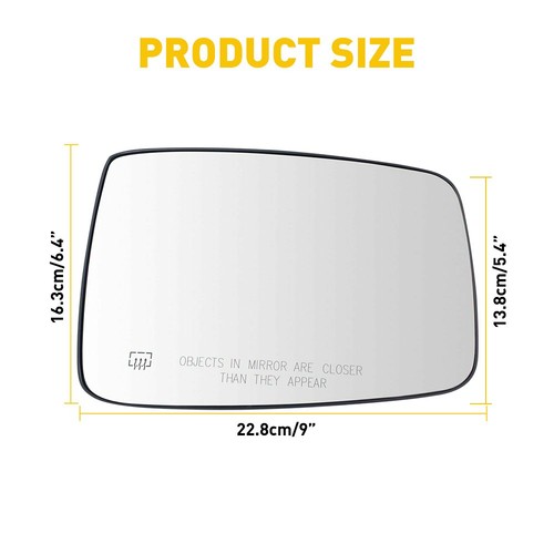 Mirror Glass Power Heated LH RH Pair Set for Dodge Ram 1500 2500 2010-2021 - Image 11