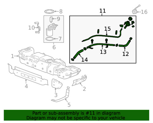 Genuine GM Fuel Tank Filler Neck 22827848 - Image 4