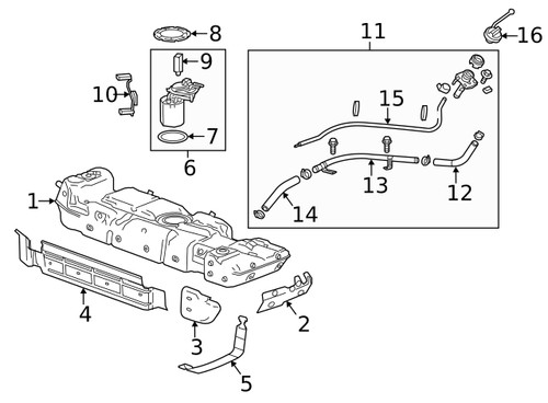 Genuine GM Fuel Tank Filler Neck 22827848 - Image 5