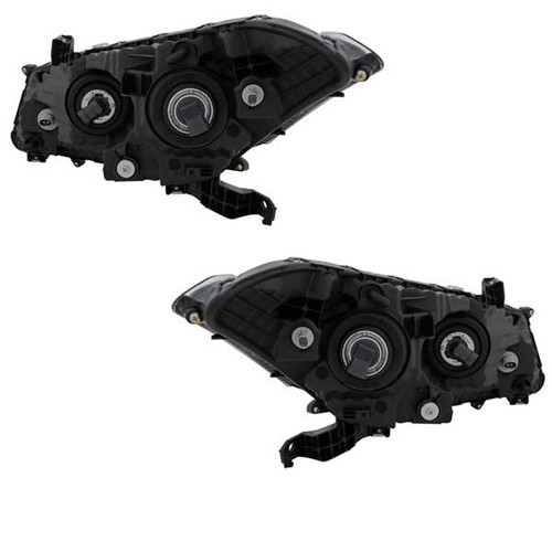 CAPA For 08-12 Accord Coupe Headlight Headlamp w/Smooth Contour Signal SET PAIR - Image 3