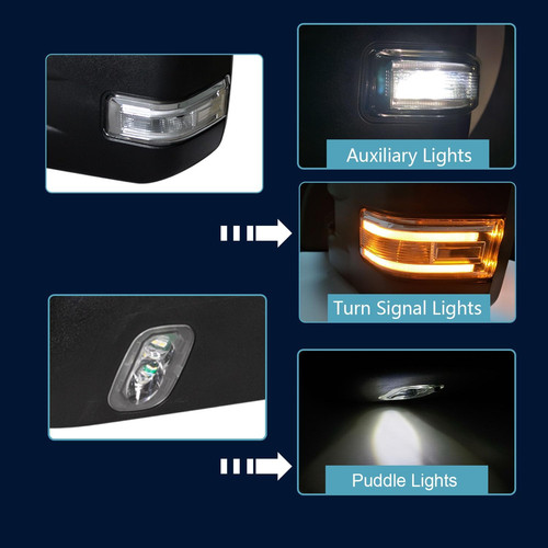 2015-20 Ford F-150 Towing Mirrors Power Heated Turn Signal–Compatible Replacemen - Image 3