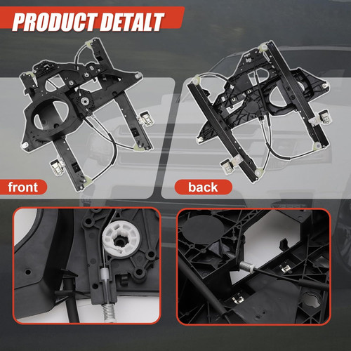 2007-17 Ford Expedition Lincoln Navigator Front Passenger Window Regulator–Compa - Image 3