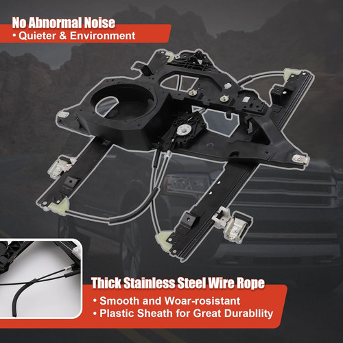 2007-17 Ford Expedition Lincoln Navigator Front Passenger Window Regulator–Compa - Image 5