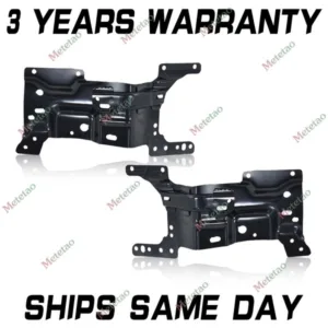 2x Front Side Steel Bumper Bracket Mounting Plate For 2024-2025 Ford F-150 F150