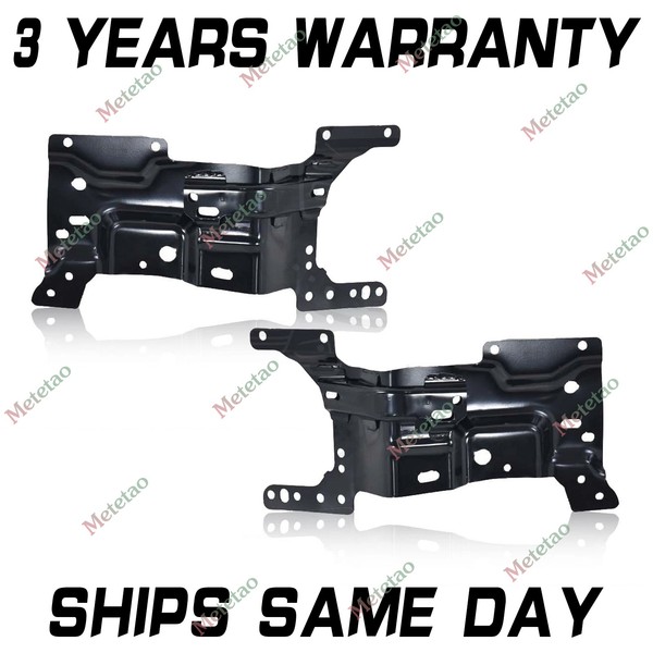 2x Front Side Steel Bumper Bracket Mounting Plate For 2024-2025 Ford F-150 F150