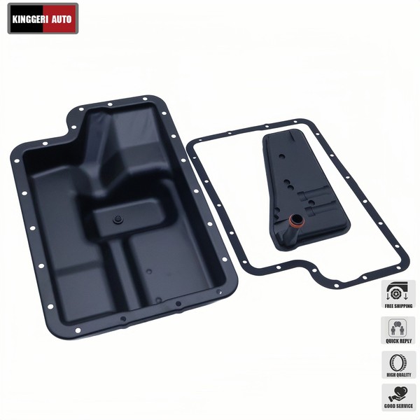 Trans Oil Pan w/ Gasket Filter Fits Ford E-350 E-450 Super Duty Econoline 89-07