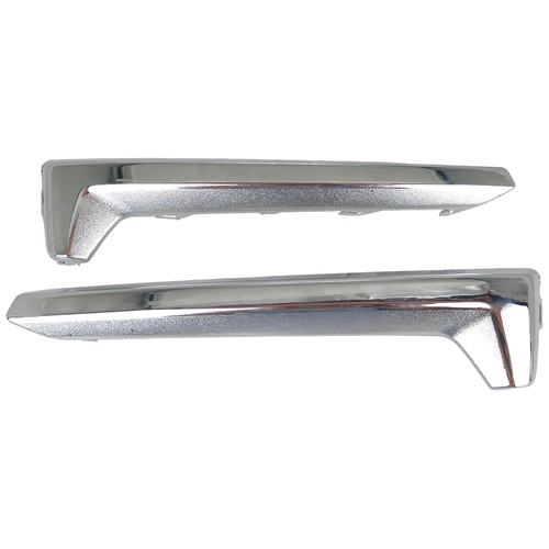 2Pcs Left&Right Front Fog Light Cover Trim Chrome For 2017-2018 Subaru Forester - Image 3