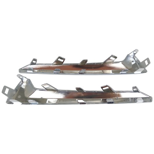 2Pcs Left&Right Front Fog Light Cover Trim Chrome For 2017-2018 Subaru Forester - Image 5