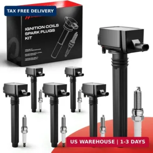 Set of 6 Ignition Coil Packs & Iridium Spark Plugs for Dodge Grand Caravan Duran