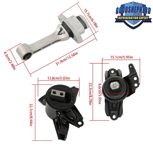 For Kia Optima 2015 L4 2.4L AUTO 3PCS Engine Motor Mount & Transmission Mount - Image 2