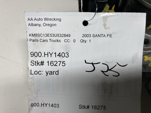 2003-2006 Hyundai Santa Fe 3.5L Throttle Body Assembly OEM E0T70473 - Image 9