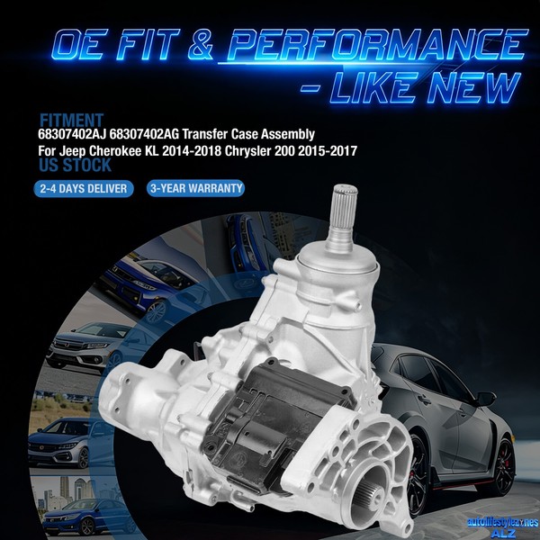 68307402AJ Transfer Case Assembly For Jeep Cherokee KL 14-18 Chrysler 200 15-17