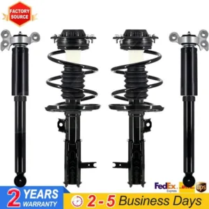 Front Rear Complete Struts Spring Shock Assembly For 2016-2023 Chevrolet Malibu