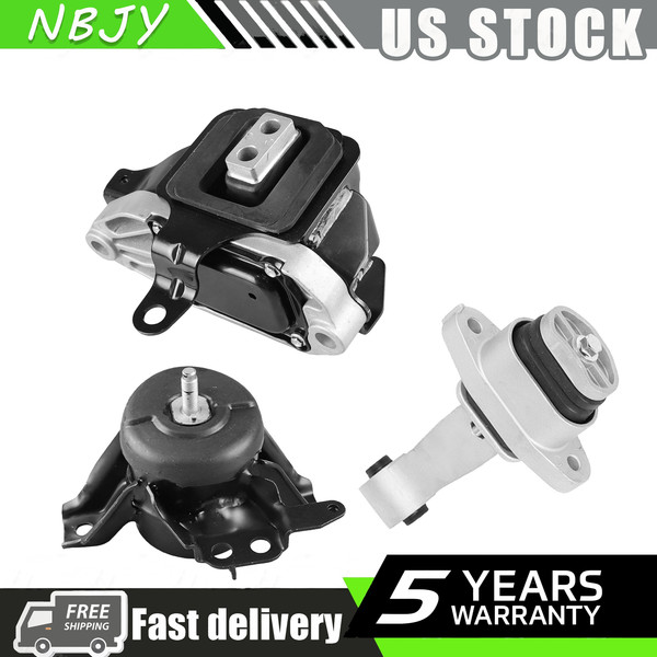 for Kia Optima 20-16 2.0L, 2.4L Engine Motor Mounts & Automatic Trans Mount 3PCS
